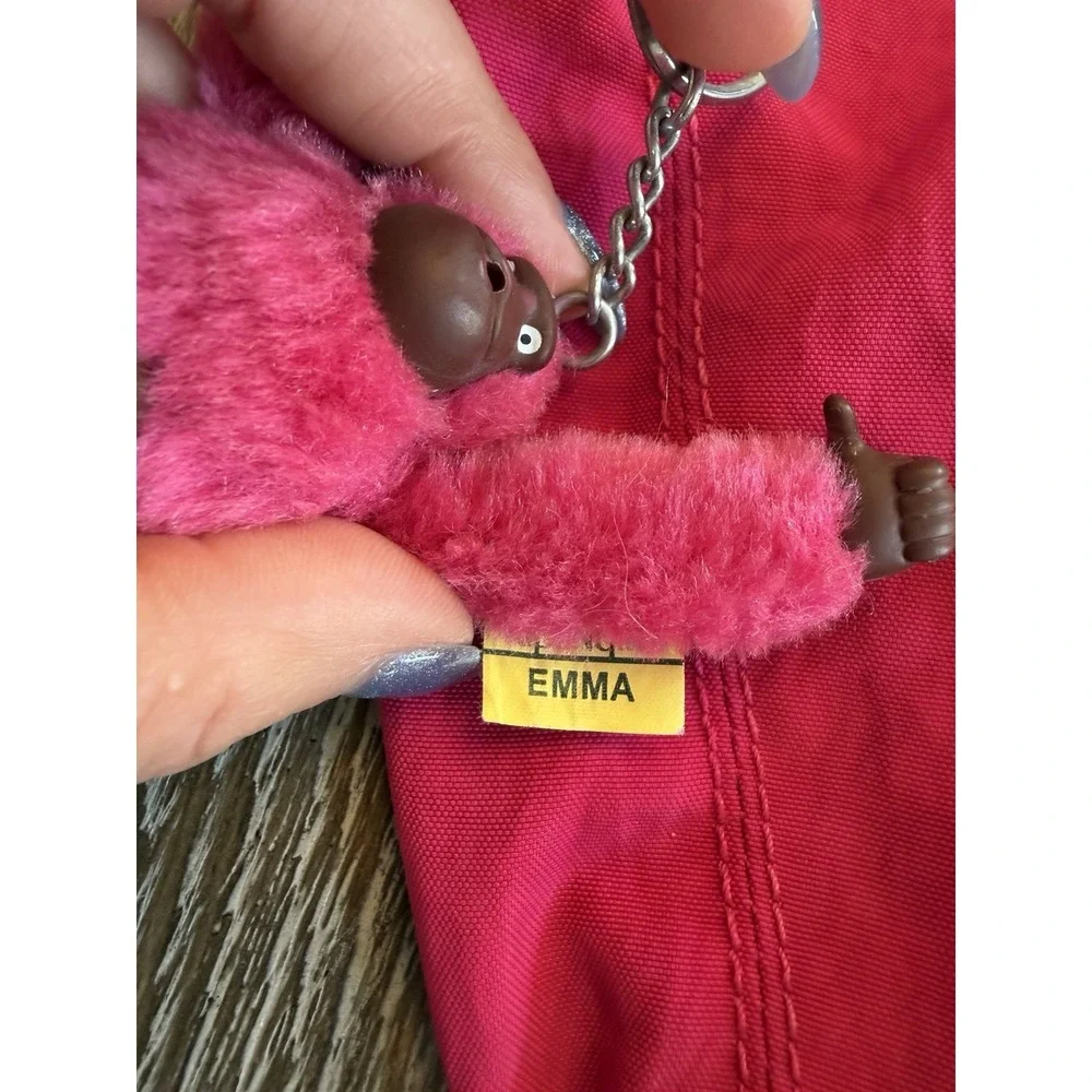 Kipling Farrah Hot Pink Large Shoulder/Crossbody Hobo Bag Lightweight Travel EUC